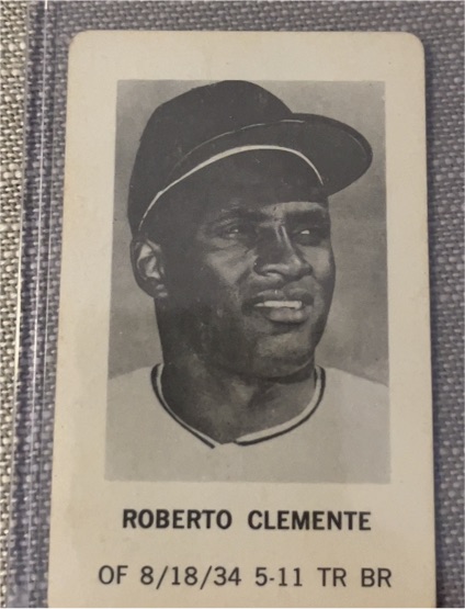 1970 Milton Bradley Roberto Clemente — front