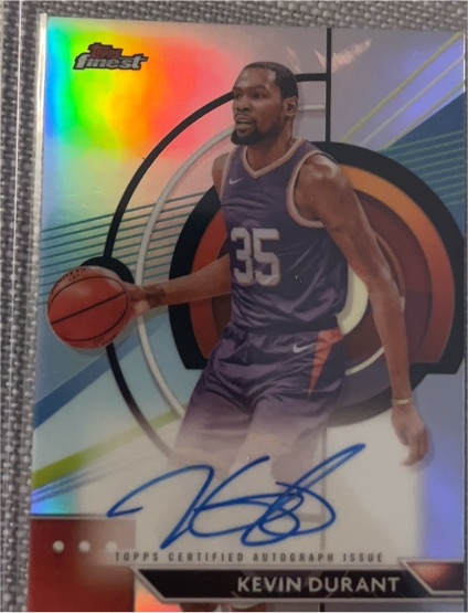 2023-24 Topps Finest #FA-KD Kevin Durant — front