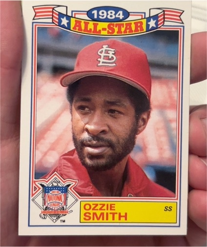 1985 Topps Glossy All-Stars #5 Ozzie Smith — front
