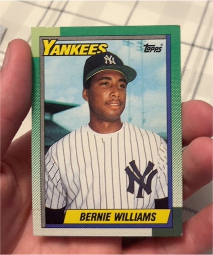 1990 Topps #701 Bernie Williams — front