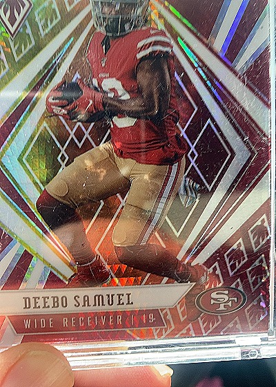 2020 Panini Phoenix Fire Burst #83 Deebo Samuel — front