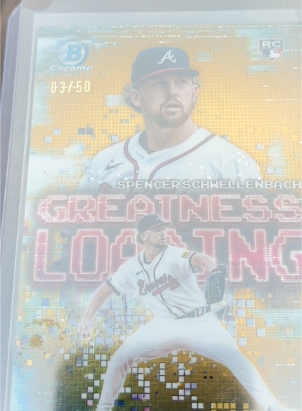 2025 Bowman Chrome #GL-10 Spencer Schwellenbach — front