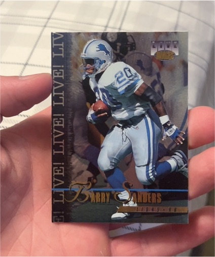 1995 Classic Images Limited Live #6 Barry Sanders — front