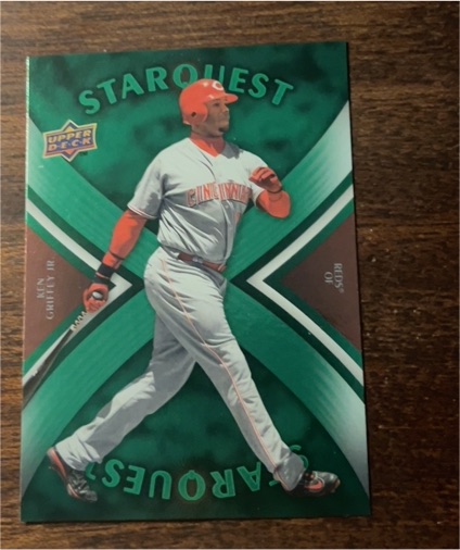 2008 Upper Deck First Edition #SQ-4 Ken Griffey Jr. StarQuest Green Common — front