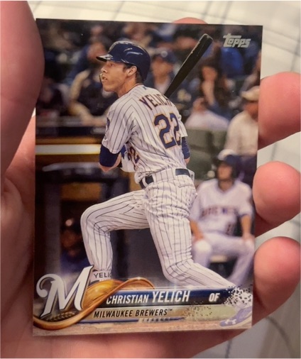 2018 Topps Update #US248 Christian Yelich — front