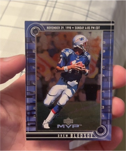 1999 Upper Deck MVP #11 Drew Bledsoe — front