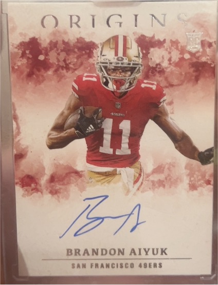 2020 Panini Origins Brandon Aiyuk — front