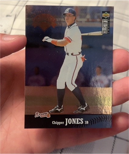 1997 Upper Deck Collector's Choice #326 Chipper Jones — front