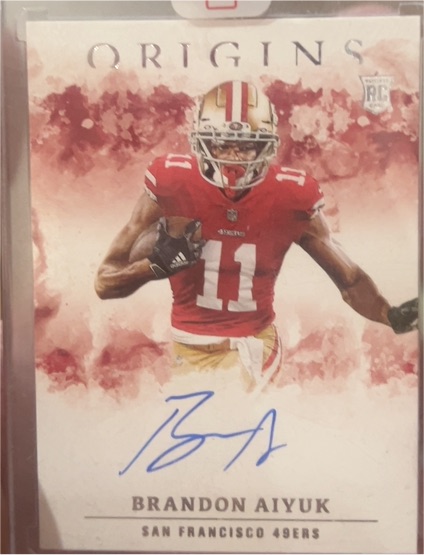 2020 Panini Origins #RA-BA Brandon Aiyuk — front