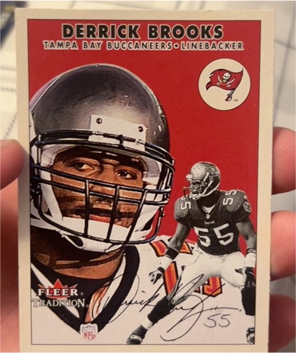 2000 Fleer Tradition #263 Derrick Brooks — front