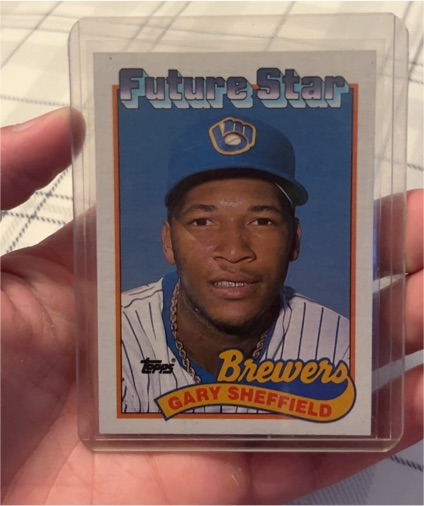 1989 Topps #343 Gary Sheffield Future Star — front