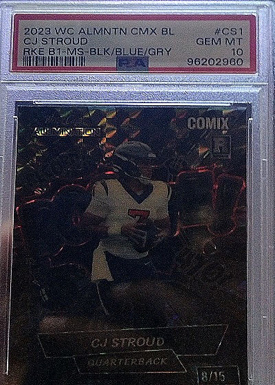 2023 Wild Card Alumination Comix Black #CS1 CJ Stroud — front