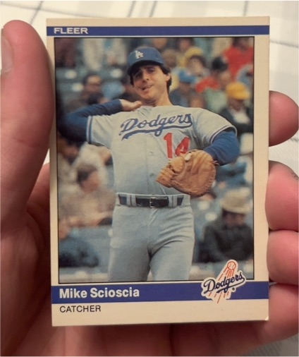 1984 Fleer #113 Mike Scioscia — front