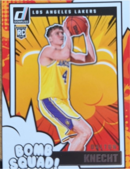 2024-25 Donruss #15 Dalton Knecht Bomb Squad — front
