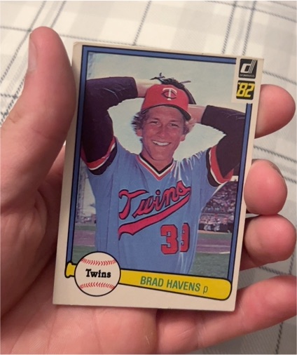 1982 Donruss #382 Brad Havens — front