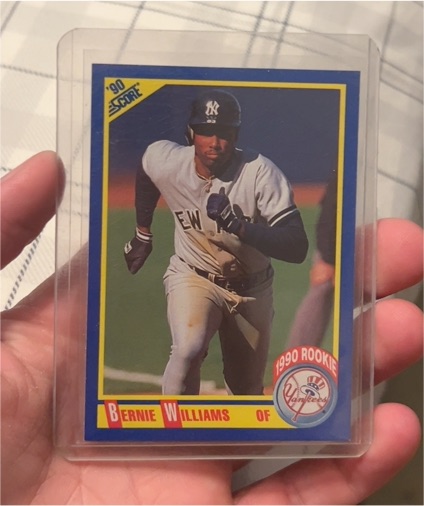 1990 Score #619 Bernie Williams — front
