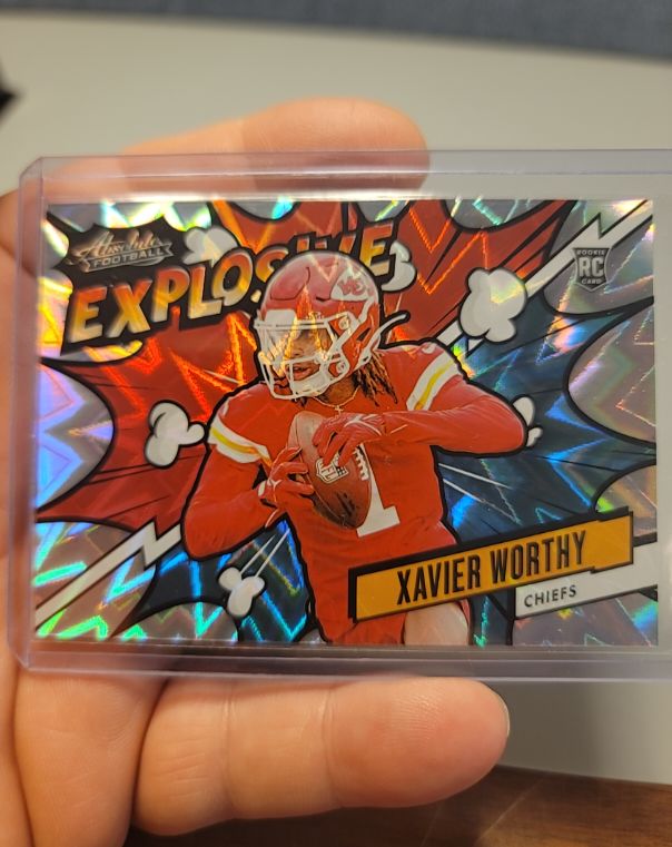 2024 Panini Absolute Explosive #EX-XWY Xavier Worthy — front