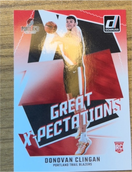 2024-25 Donruss #21 Donovan Clingan Great X-Pectations — front