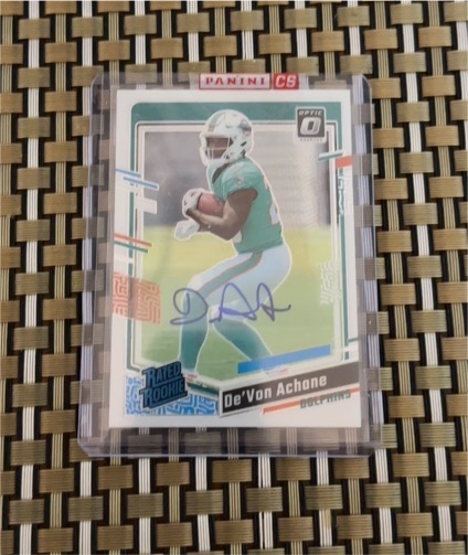 2023 Panini Donruss Optic #132 De'Von Achane — front