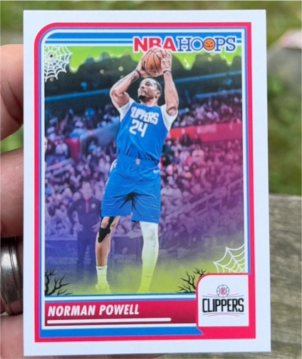 2023-24 Panini NBA Hoops Haunted Hoops #203 Norman Powell — front