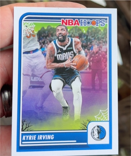 2023-24 Panini NBA Hoops Haunted Hoops #256 Kyrie Irving — front