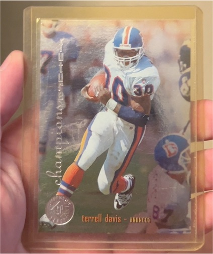 1995 Upper Deck SP Championship #14 Terrell Davis — front