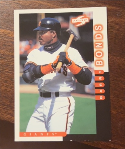 1998 Score #5 Barry Bonds — front