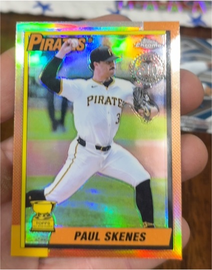 2025 Topps Chrome 1990 Insert #90CB-13 Paul Skenes — front