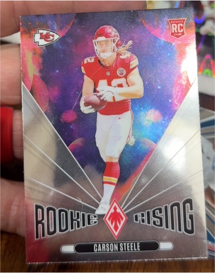 2024 Panini Phoenix #RR-CSE Carson Steele Rookie Rising — front