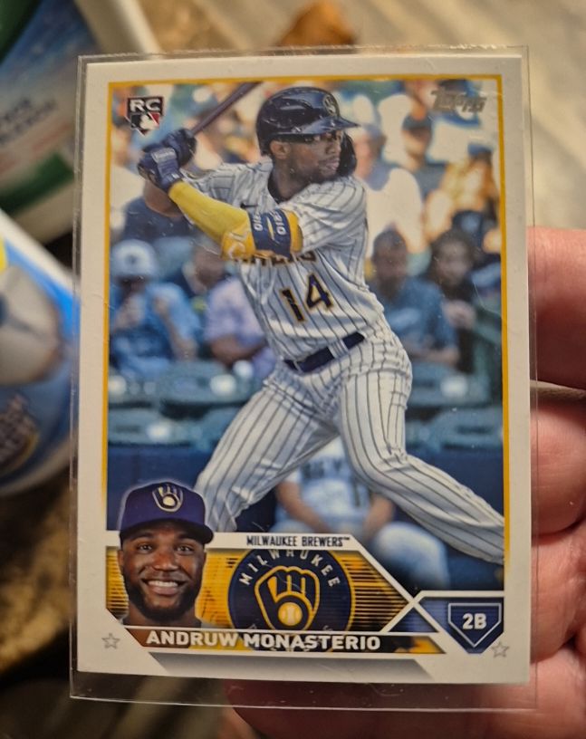 2023 Topps Update #US74 Andruw Monasterio — front