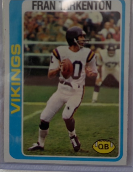 1978 Topps #100 Fran Tarkenton Minnesota Vikings — front