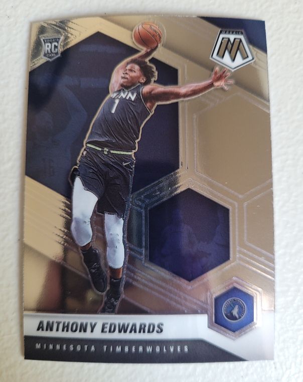 2020-21 Panini Mosaic #201 Anthony Edwards — front