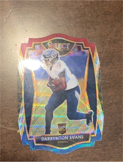 2020 Panini Select Premier Level Die-Cut #178 Darrynton Evans — front