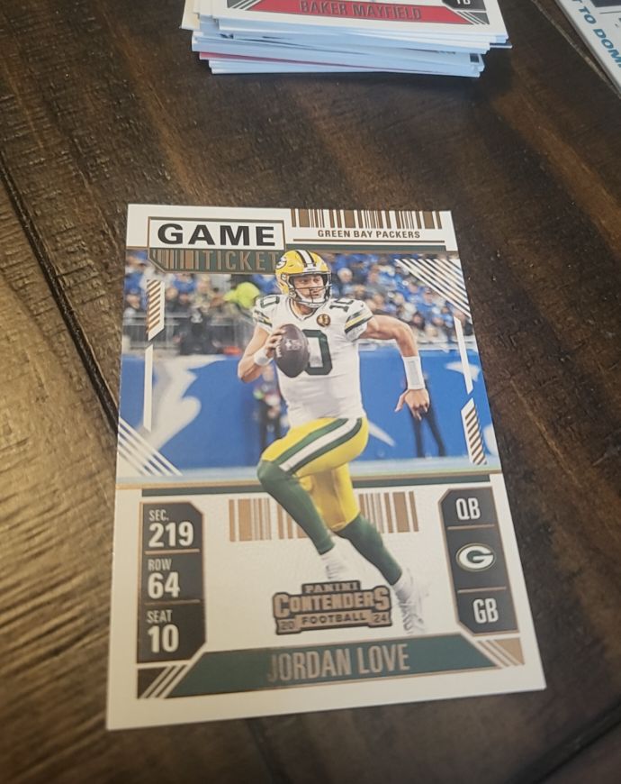 2024 Panini Contenders #37 Jordan Love — front