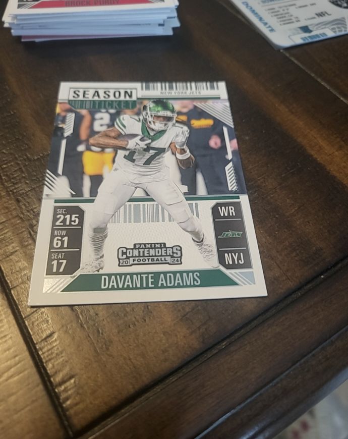 2024 Panini Contenders Season Ticket #54 Davante Adams — front