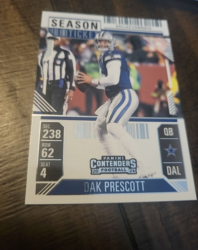 2024 Panini Contenders #25 Dak Prescott — front