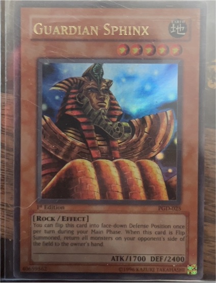 Yu-Gi-Oh! PGD-025 Guardian Sphinx — front