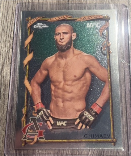 2024 Topps Chrome UFC Allen and Ginter #AAG-22 Khamzat Chimaev — front