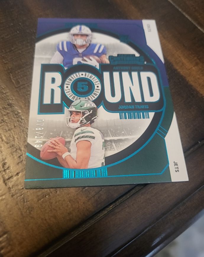 2024 Panini Contenders Round Numbers #19 Anthony Gould/Jordan Travis — front