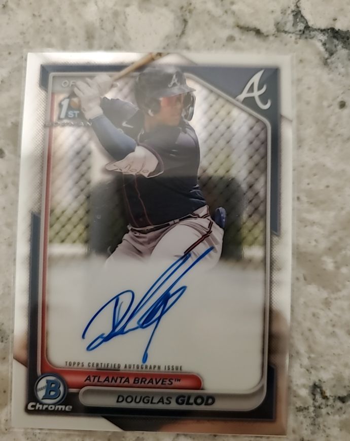 2024 Bowman Chrome Prospect Autographs #CPA-DG Douglas Glod — front