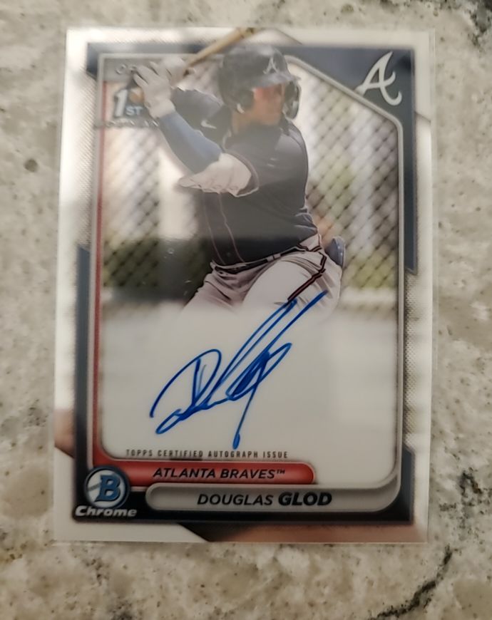 2024 Bowman Chrome Prospect Autographs #CPA-DG Douglas Glod — front