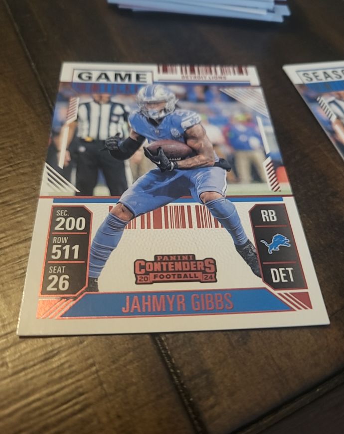 2024 Panini Contenders #32 Jahmyr Gibbs — front