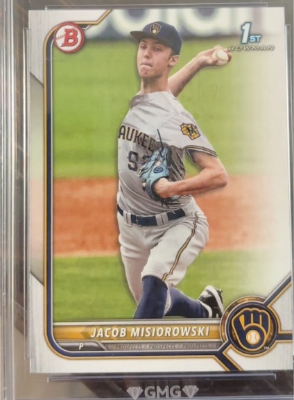 2022 Bowman Draft #BD-132 Jacob Misiorowski — front