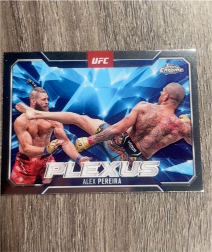 2025 Topps Chrome UFC Plexus #PLX-13 Alex Pereira — front