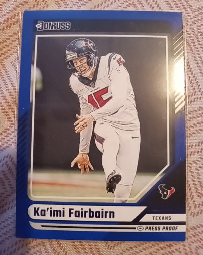 2024 Donruss #113 Ka'imi Fairbairn — front