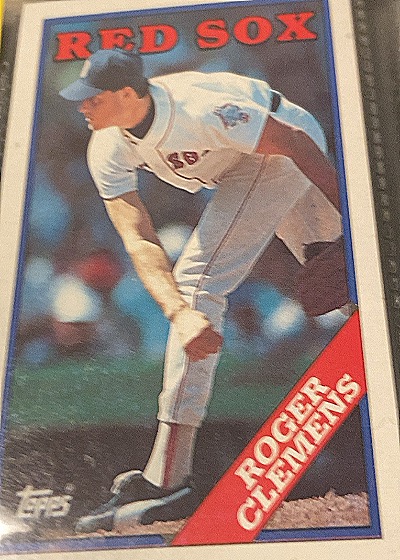 1988 Topps #70 Roger Clemens Boston Red Sox — front