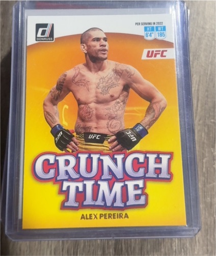 2023 Donruss UFC #6 Alex Pereira Crunch Time — front