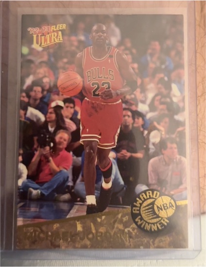 1992-93 Fleer Ultra #1 Michael Jordan NBA Award Winner — front