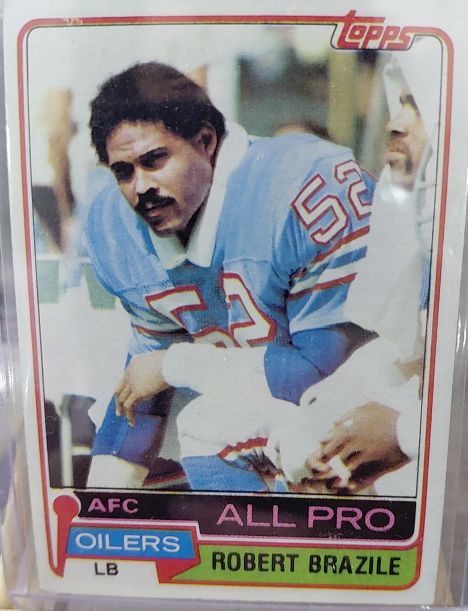 1981 Topps #450 Robert Brazile — front