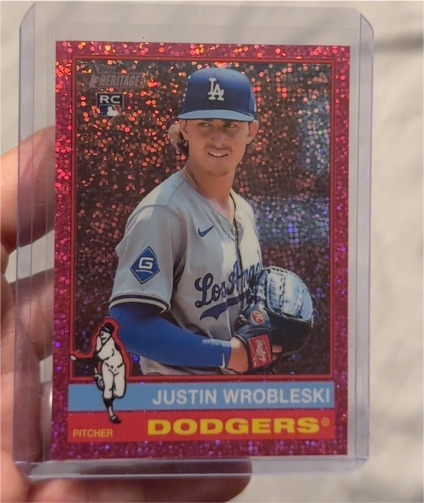 2025 Topps Heritage #319 Justin Wrobleski — front
